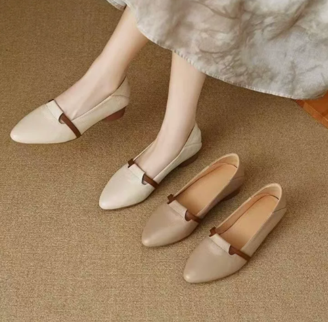 PU Leather Women’s Flat Shoes