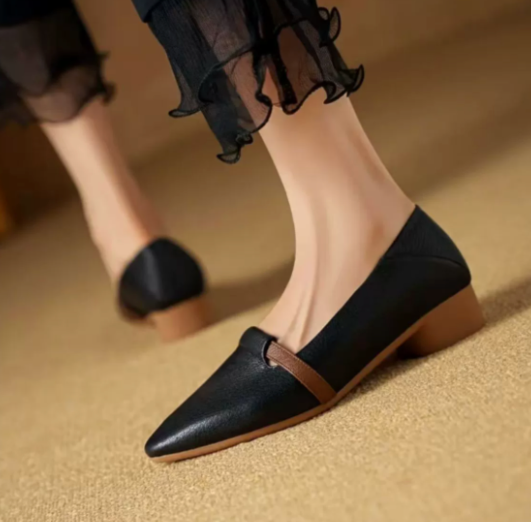 PU Leather Women’s Flat Shoes